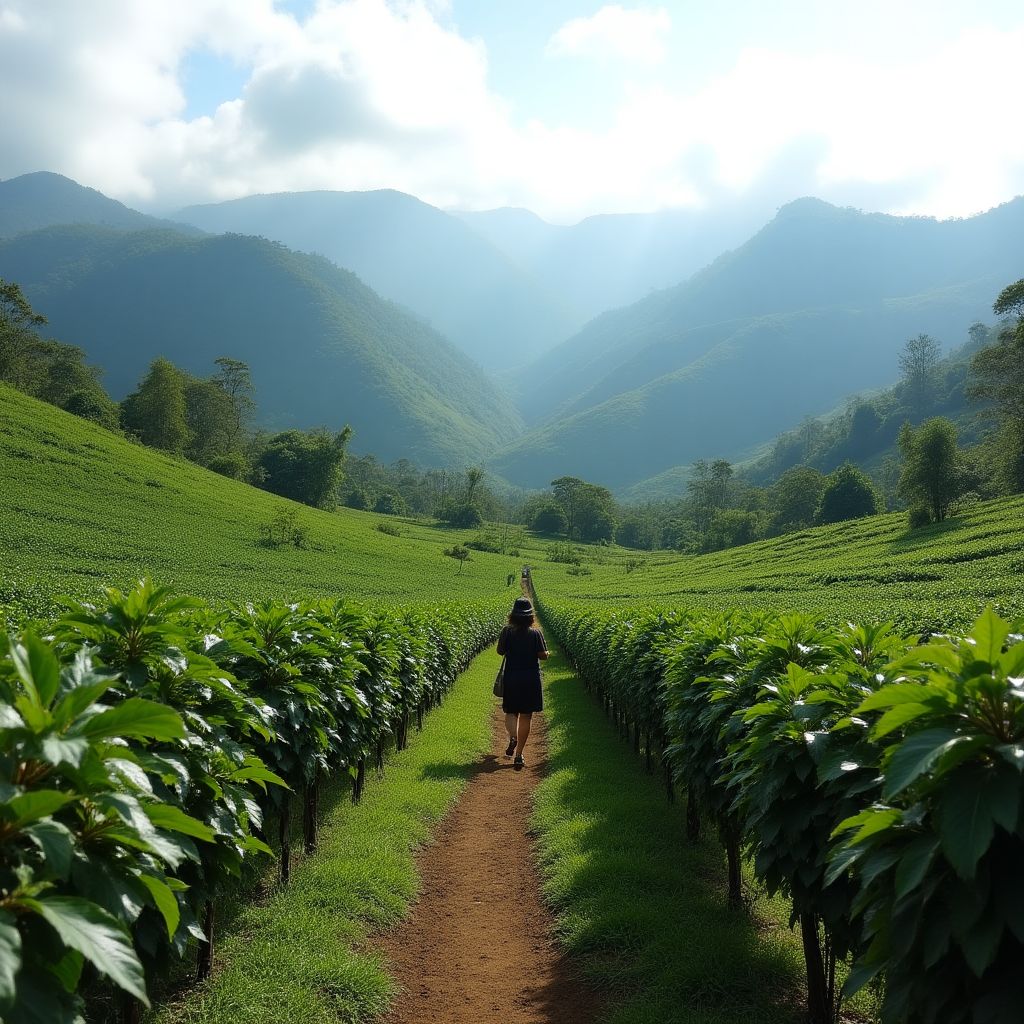 Visita a plantación de café en Eje Cafetero